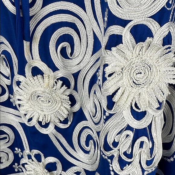 New Beautiful PONG Embroidered Cotton Long Sleeve Tunic - Picture 7 of 8